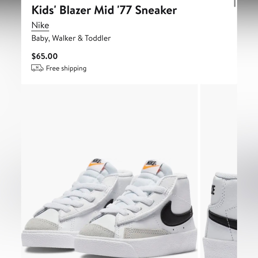 Nike Kids Blazer Mid ‘77 Sneaker